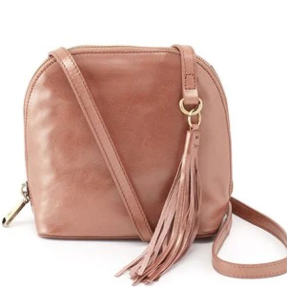 NWT New Hobo Nash Crossbody Cameo Leather Retired Rare